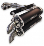TRINITY RACING  2016-2021 RZR XP TURBO DUAL SYSTEM  BLACK  TR-4153D-C2